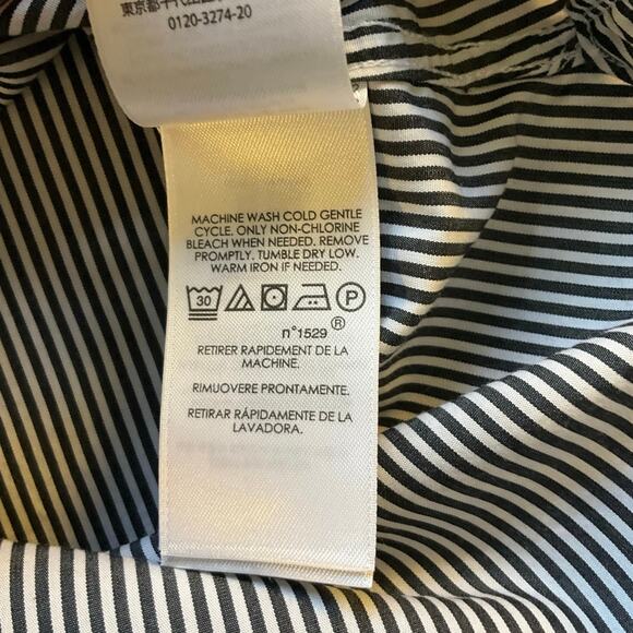 Polo Ralph Lauren Black and White Stripe Classic Fit Button Down Size 14.5 32/33 - Picture 7 of 9